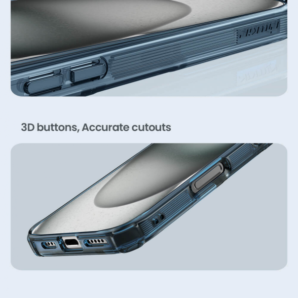 Maska za iPhone 16 6.1 Nillkin Nature Pro Magnetic plava - 216338-1