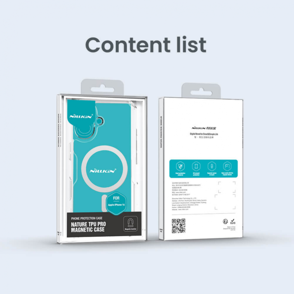 Maska za iPhone 16 6.1 Nillkin Nature Pro Magnetic plava - 216338-1