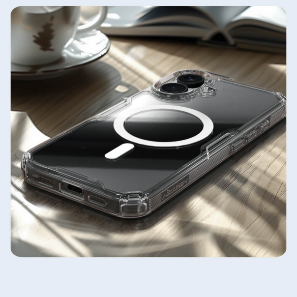 Maska za iPhone 16 6.1 transparent Nillkin Nature Pro Magnetic - 216339-1