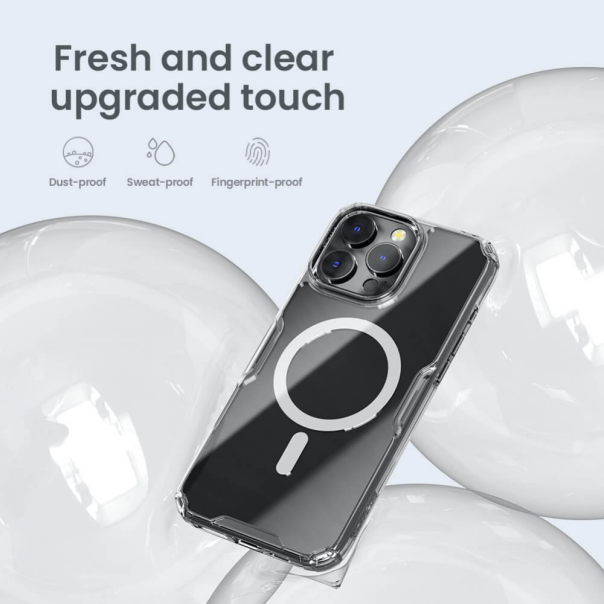 Maska za iPhone 16 Pro 6.3 Nillkin Nature Pro Magnetic plava - 216341-1