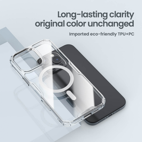 Maska za iPhone 16 Pro 6.3 transparent Nillkin Nature Pro Magnetic - 216342