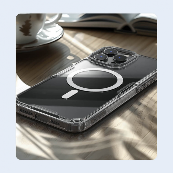 Maska za iPhone 16 Pro 6.3 transparent Nillkin Nature Pro Magnetic - 216342