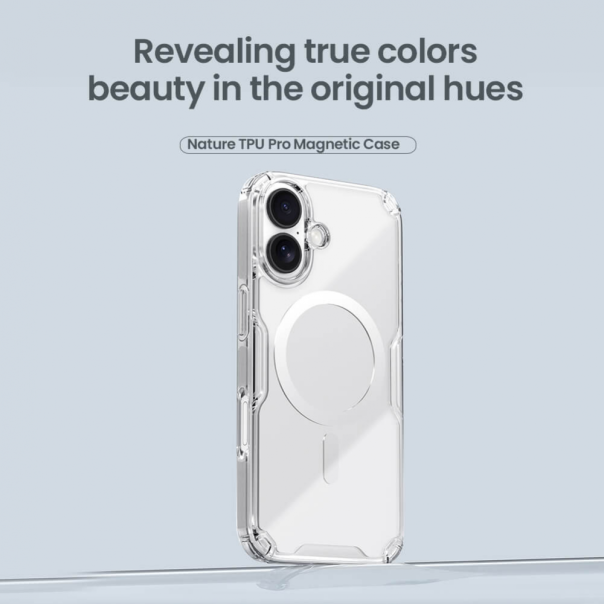 Maska za iPhone 17 63 Nillkin Nature Pro Magnetic transparent - 223889