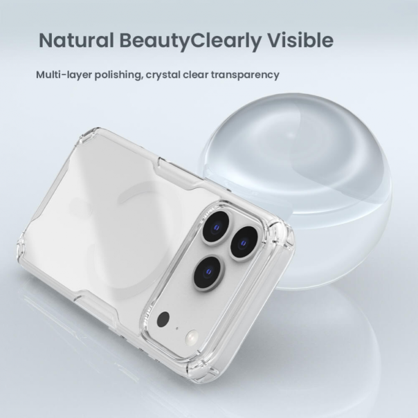 Maska za iPhone 17 Pro 63 Nillkin Nature Pro Magnetic transparent - 223890-1