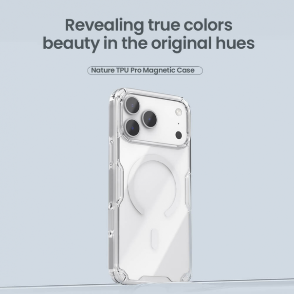 Maska za iPhone 17 Pro Max 69 Nillkin Nature Pro Magnetic transparent - 223891-1