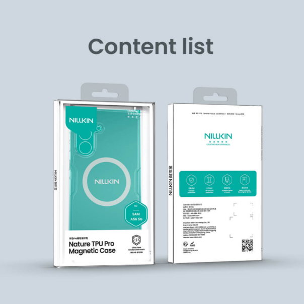 Maska za Samsung Galaxy A56 5G transparent Nillkin Nature Pro Magnetic - 221436