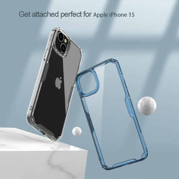Maska za iPhone 15 6.1 transparent Nillkin Nature Pro - 209520