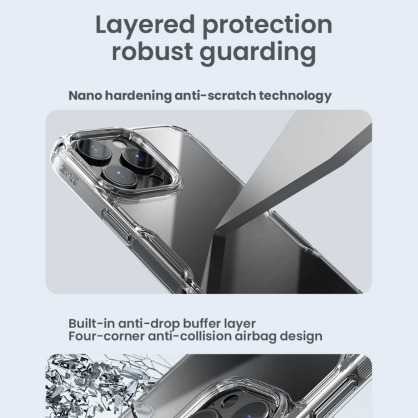 Maska za iPhone 16 Pro Max 6.9 transparent Nillkin Nature Pro - 216352