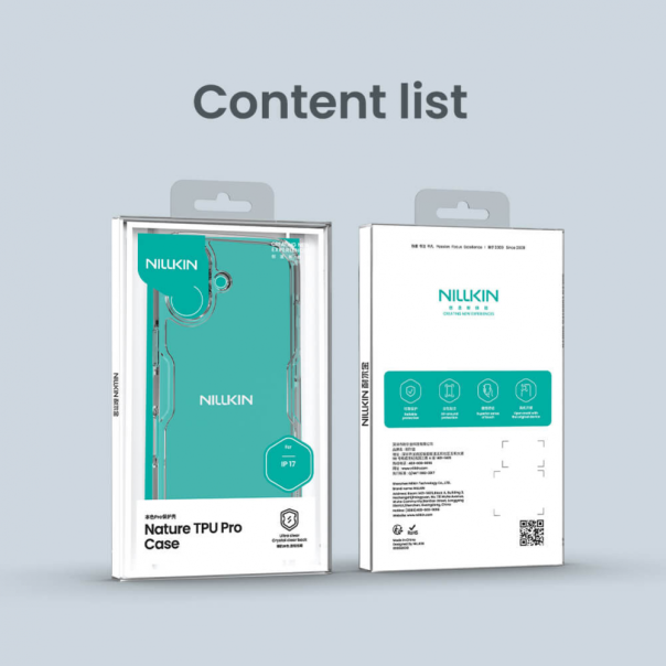 Maska za iPhone 17 63 Nillkin Nature Pro crna - 223892-1