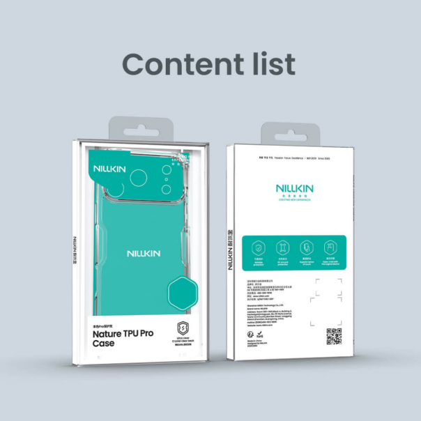 Maska za iPhone 17 Pro 63 Nillkin Nature Pro transparent - 223571