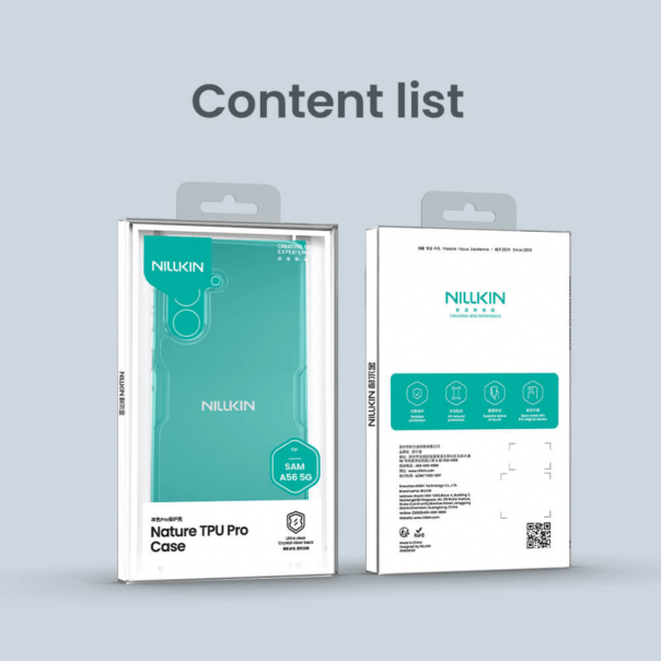 Torbica Nillkin Nature Pro za Samsung A566B Galaxy A56 5G transparent - 220495