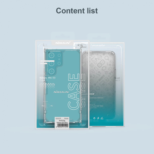 Torbica Nillkin Nature Pro za Samsung S918B Galaxy S23 Ultra transparent - 205719