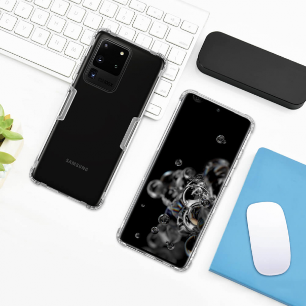Torbica Nillkin Nature za Samsung G988F Galaxy S20 Ultra bela - 77740