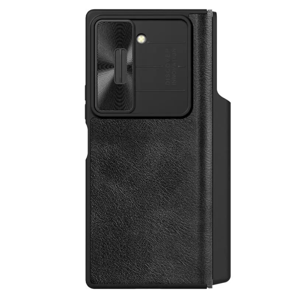 Maska za Samsung Galaxy Z Fold 6 Nillkin Qin Pro Leather crna - 215799