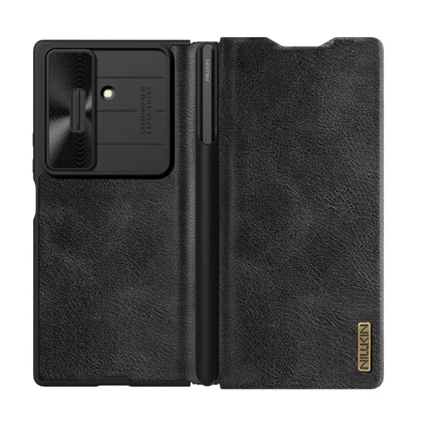 Maska za Samsung F966B Galaxy Z Fold 7 crna (with pen) Nillkin Qin Pro Leather - 222967-1