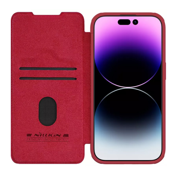 Torbica Nillkin Qin Pro za iPhone 15 Pro 6.1 crvena - 209907-1