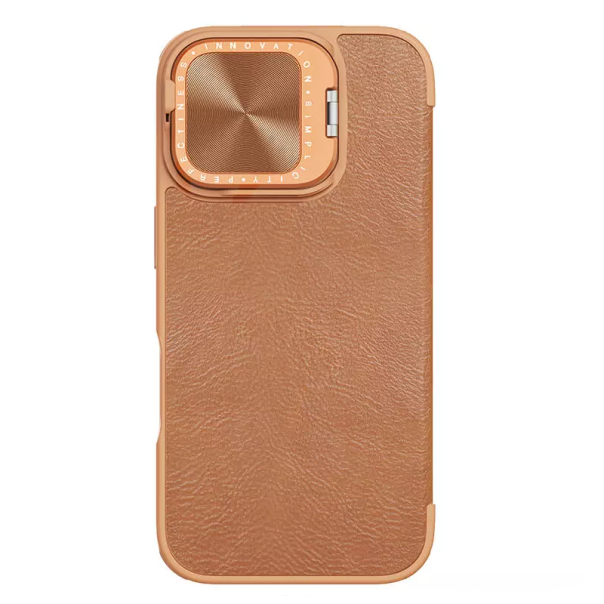 Maska za iPhone 16 6.1 braon Nillkin Qin Prop - 216353