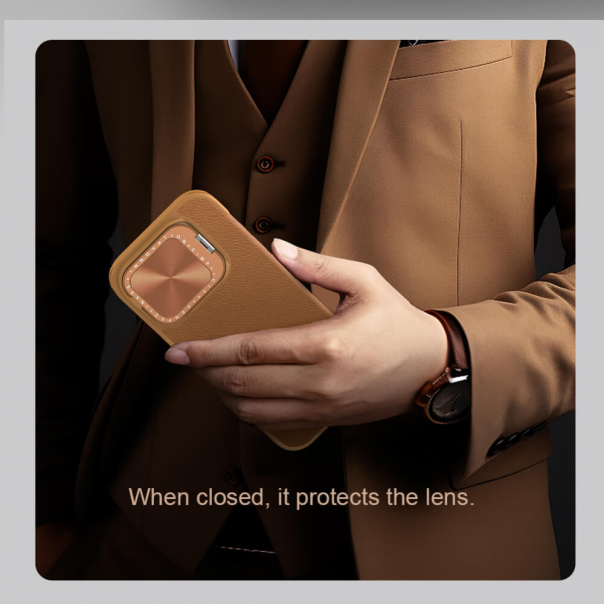 Torbica Nillkin Qin Prop za iPhone 16 Pro 6.3 crna - 216356