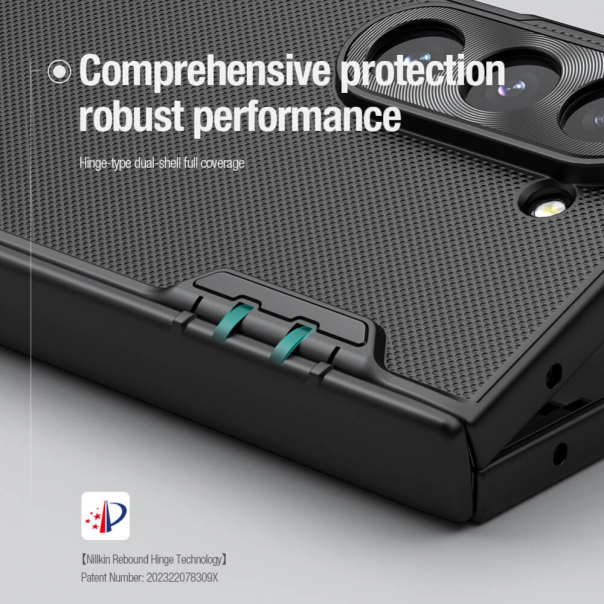 Maska za Samsung Galaxy Z Fold 6 Nillkin Scrub Fold crna - 215359-1