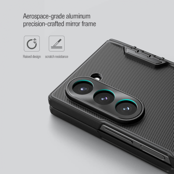 Maska za Samsung Galaxy Z Fold 6 Nillkin Scrub Fold crna - 215359-1