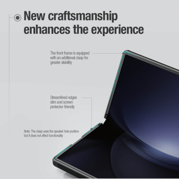 Maska za Samsung Galaxy Z Fold 6 Nillkin Scrub Fold zelena - 215360-1