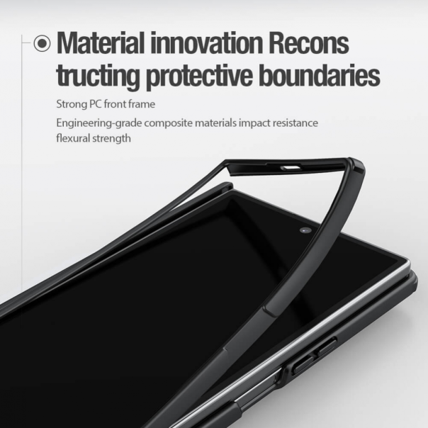 Maska za Samsung F966B Galaxy Z Fold 7 Nillkin Scrub Fold crna - 222803