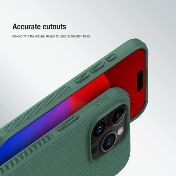 Maska za iPhone 15 Pro 6.1 Nillkin Scrub Pro Magnetic crna - 212500