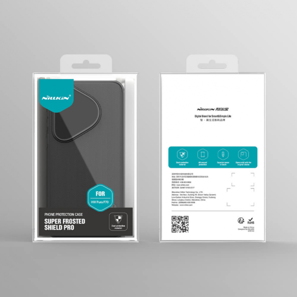 Maska za Huawei Pura 70 Nillkin Scrub Pro crna - 214483