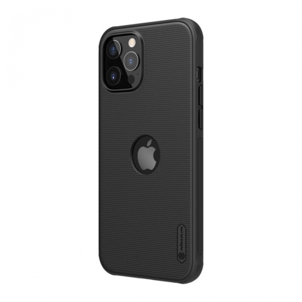 Maska za iPhone 12/12 Pro 6.1 Nillkin Scrub Pro crna (sa otvorom za logo) - 91785-1
