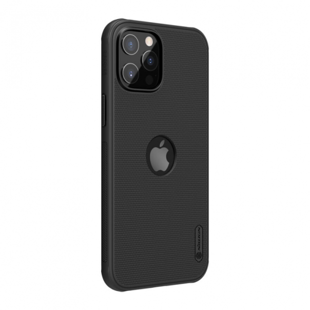 Maska za iPhone 12/12 Pro 6.1 Nillkin Scrub Pro crna (sa otvorom za logo) - 91785-1