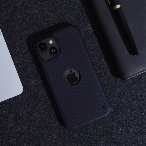 Torbica Nillkin Scrub Pro za iPhone 14 6.1 ljubicasta (sa otvorom za logo) - 204371