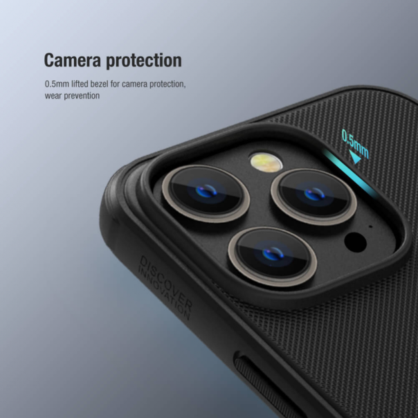 Maska za iPhone 14 Pro Nillkin Super Frosted Shield Pro crna - 203042