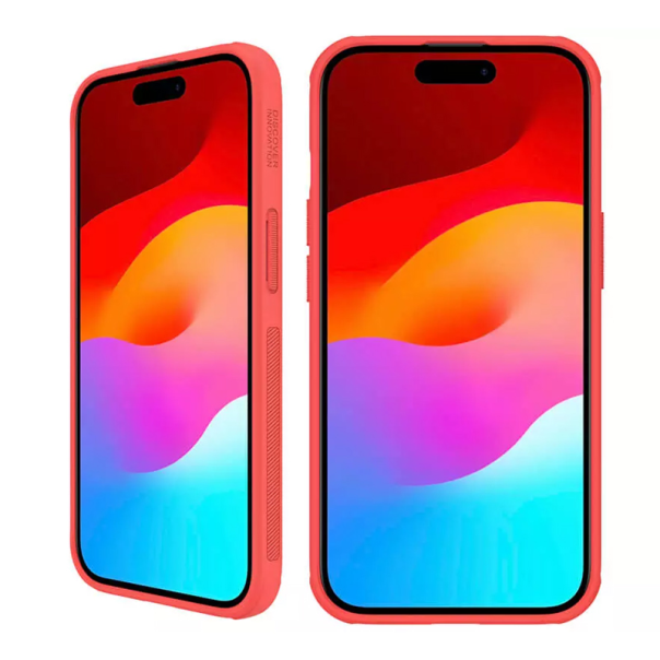 Maska za iPhone 15 6.1 Nillkin Scrub Pro crvena - 209910-1