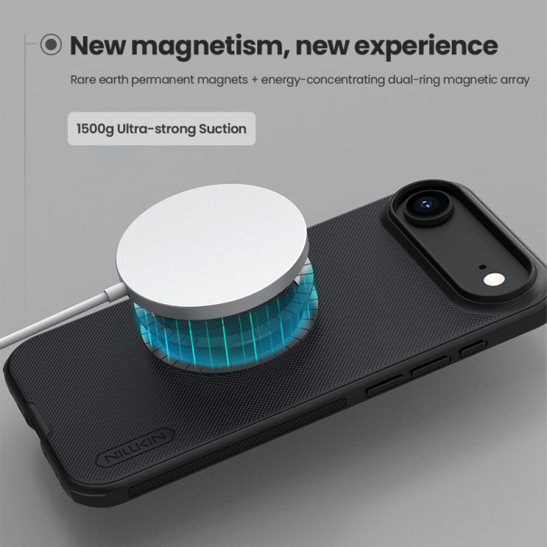 Maska za iPhone 17 Air 66 Nillkin Scrub Pro crna - 223576