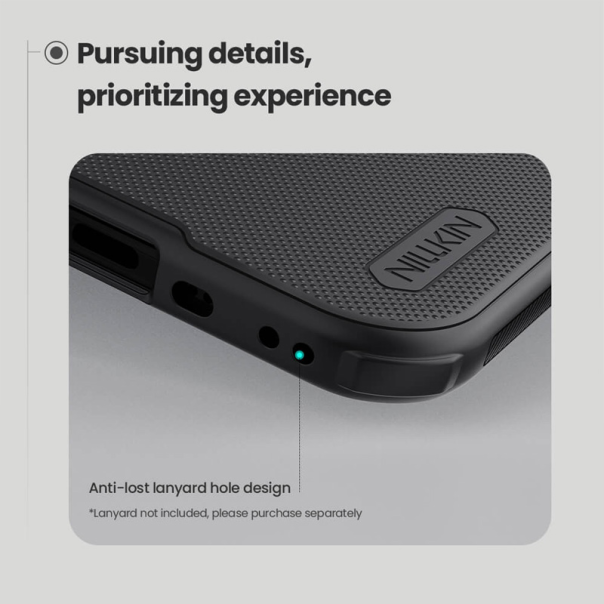 Maska za iPhone 17 Air 66 Nillkin Scrub Pro crna - 223576