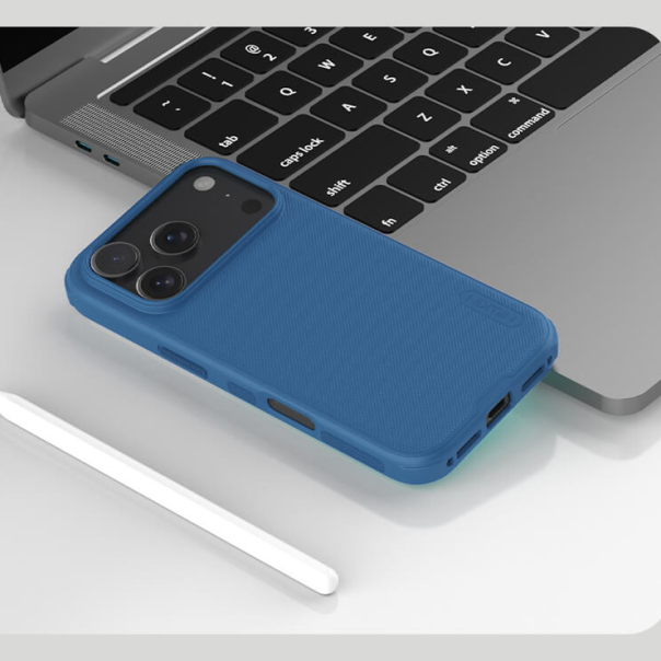 Maska za iPhone 17 Pro 63 Nillkin Scrub Pro plava - 223578
