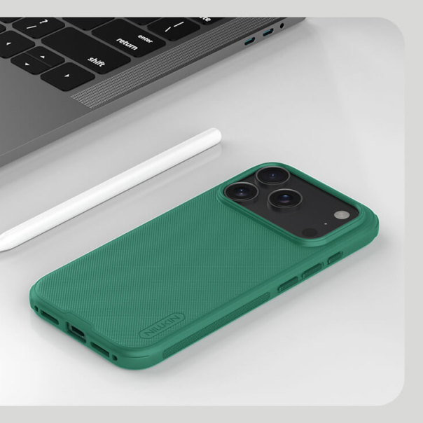 Maska za iPhone 17 Pro 63 Nillkin Scrub Pro zelena - 223579