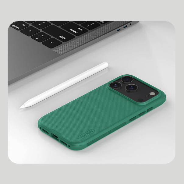 Maska za iPhone 17 Pro Max 69 Nillkin Scrub Pro zelena - 223897