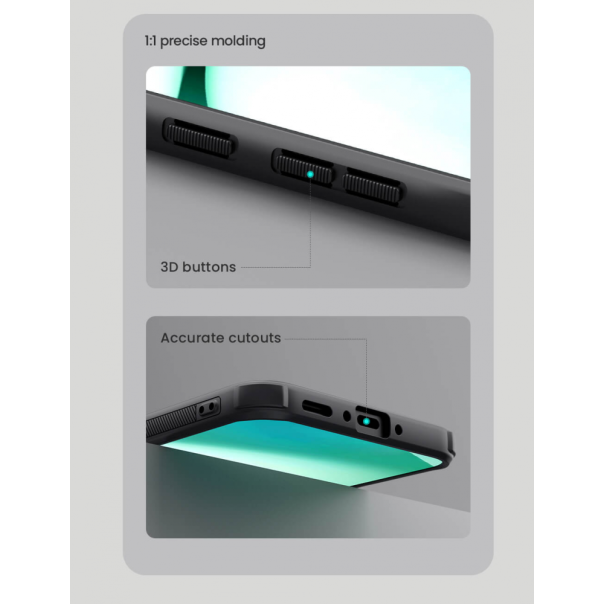 Maska za Samsung Galaxy A36 5G Nillkin Scrub Pro crna - 219254