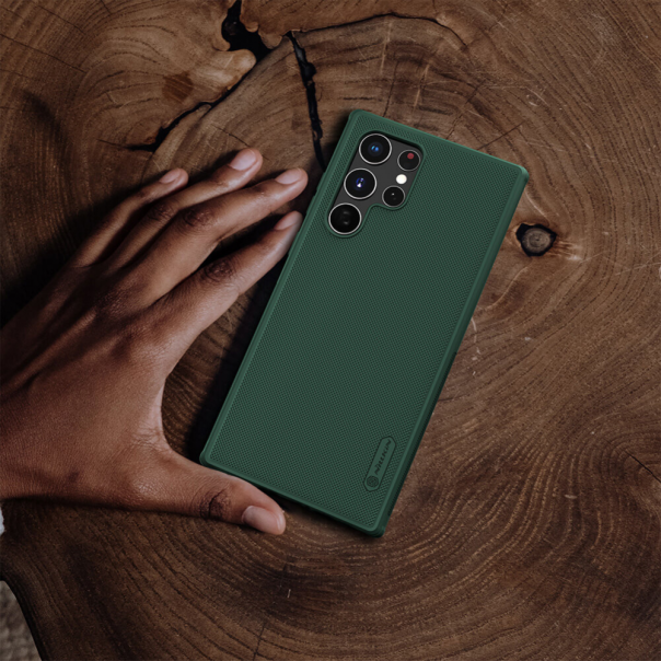 Maska za Samsung Galaxy S22 Ultra 5G Nillkin Scrub Pro zelena - 99088