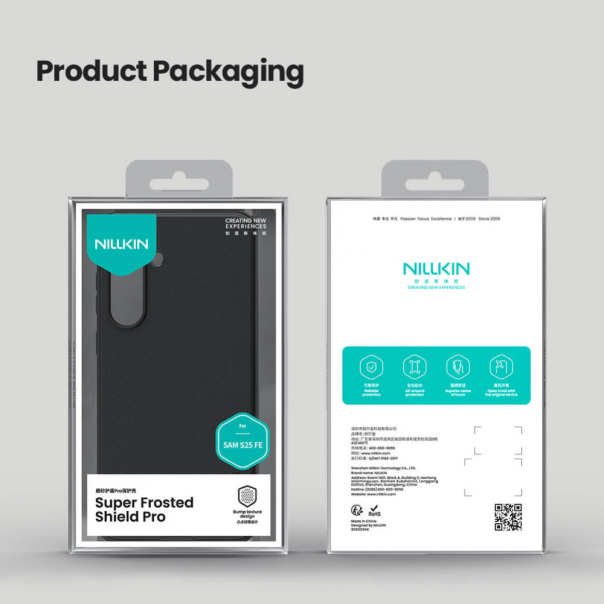 Maska za Samsung Galaxy S25 FE Nillkin Scrub Pro crna - 223762