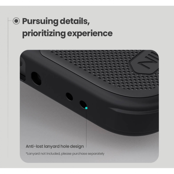 Maska za Xiaomi 15T Pro Nillkin Scrub Pro crna - 224755