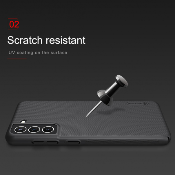 Maska za Samsung Galaxy S21 FE Nillkin Scrub crna - 94962-1