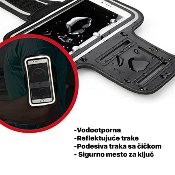 Torbica oko ruke EL1 6.5'' bela - 200932