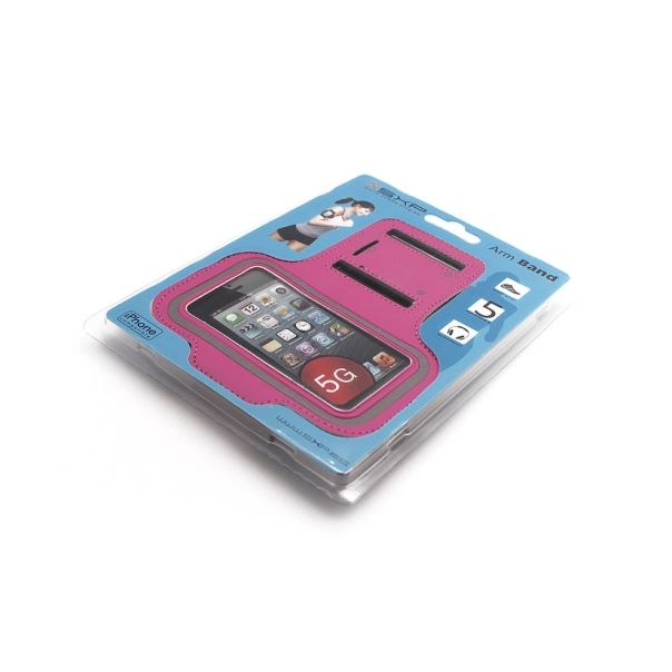 Torbica oko ruke za iPhone 5 pink - 21301-1