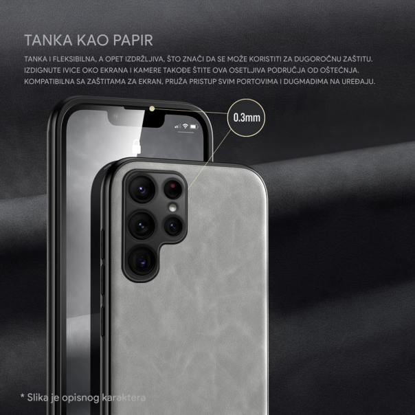 Maska za Honor Magic 6 Lite OLGE siva - 214578-1