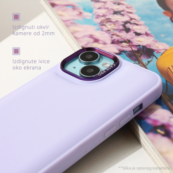 Maska za Samsung Galaxy A24 4G Pillow Soft crvena - 211560