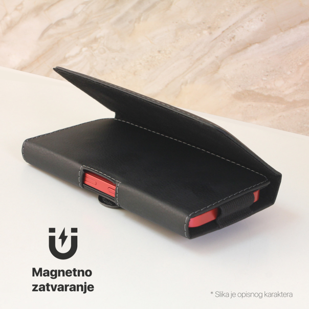 Torbica pojas univerzalna 6.5 crna - 88382-1