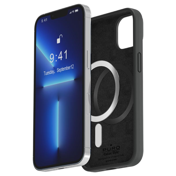 Maska za iPhone 14 Plus 6.7 Puro ICON Mag crna - 205874