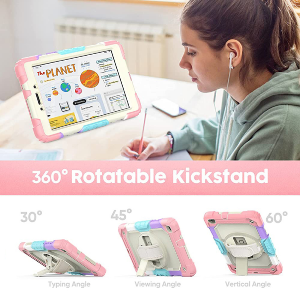 Torbica Rainbow Port za Samsung T290/T295 Galaxy Tab A8.0 2019 roze - 94187